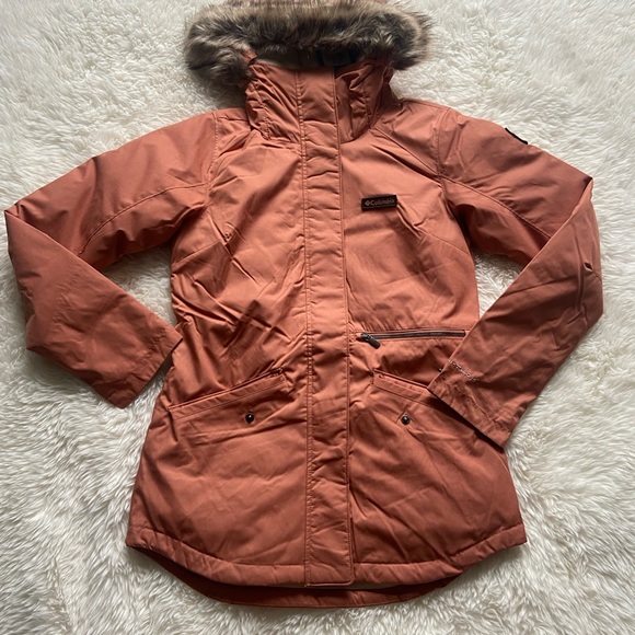 Columbia Suttle Mountain Insulated Snowboard Jacket Nova Pink Women Sz XS NWT - Picture 3 of 13